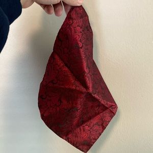 Red pocket square